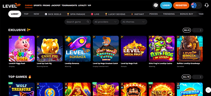 Level Up Casino provides instant withdrawals